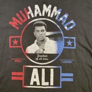 Muhammed Ali T Shirt Mens XL Black Short Sleeve Crewneck Goat Graphic